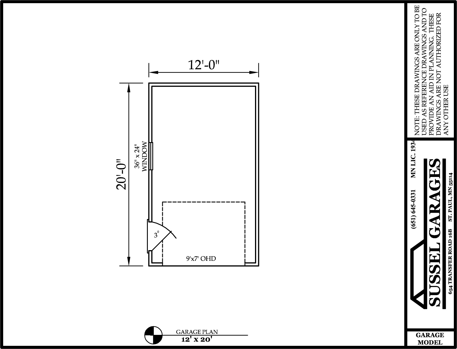 Garage Blueprints